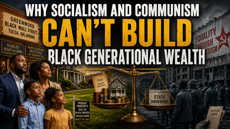 Why Socialism and Communism Can’t Build Black Generational Wealth