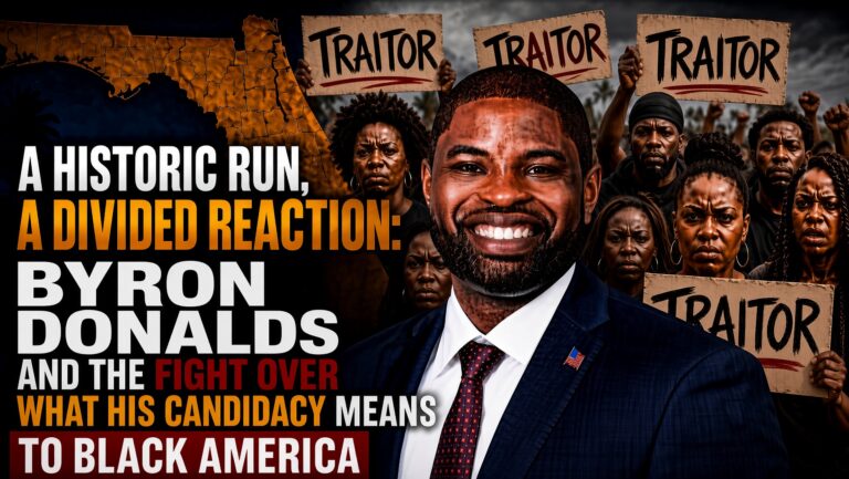 A Historic Run, A Divided Reaction: Byron Donalds and the Fight Over What His Candidacy Means to Black America