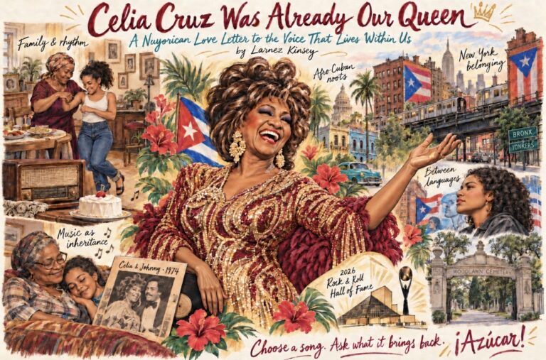 Celia Cruz Was Already Our Queen: A Nuyorican Love Letter to the Voice That Lives Within Us By Larnez Kinsey