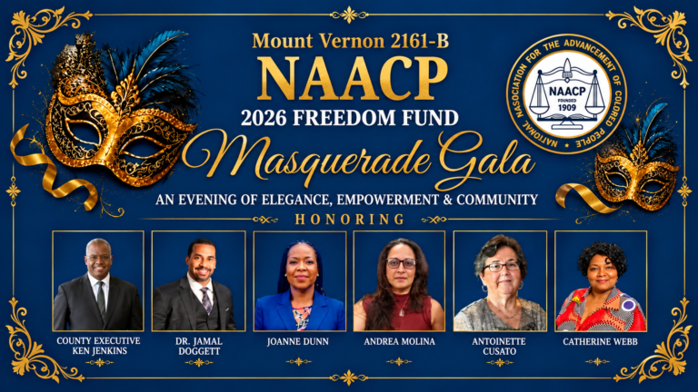 Mt Vernon NAACP 2026 Freedom Fund Masquerade Gala