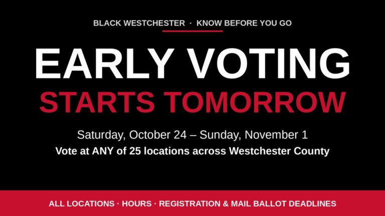 Early Voting Starts Tomorrow: Every Westchester Location, Hour & Deadline You Need for the Nov 3 Election